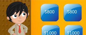 AT&T Jeopardy Review Flash Game