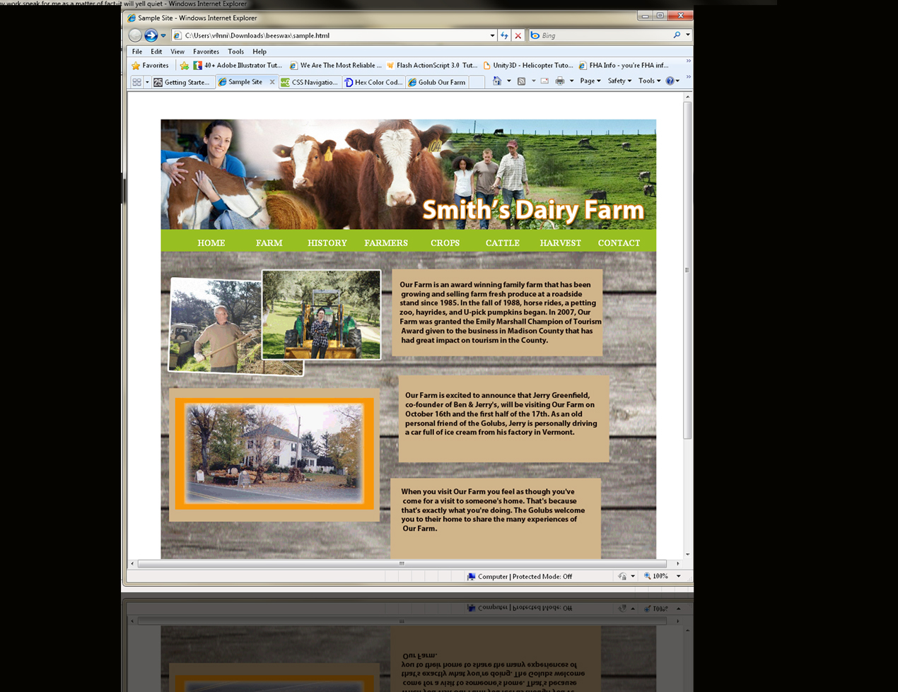 Smith’s Dairy Farm (website)